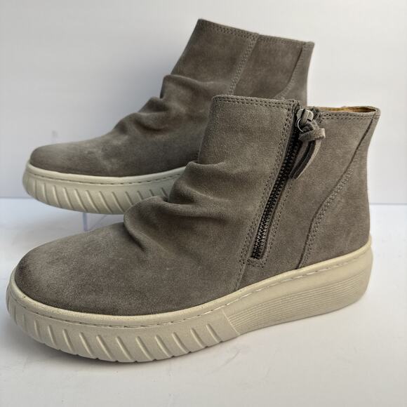 Sofft Aqua Portland Gray Suede Leather Boots Women’s Size 8.5 M Waterproof NWOB - Picture 5 of 10